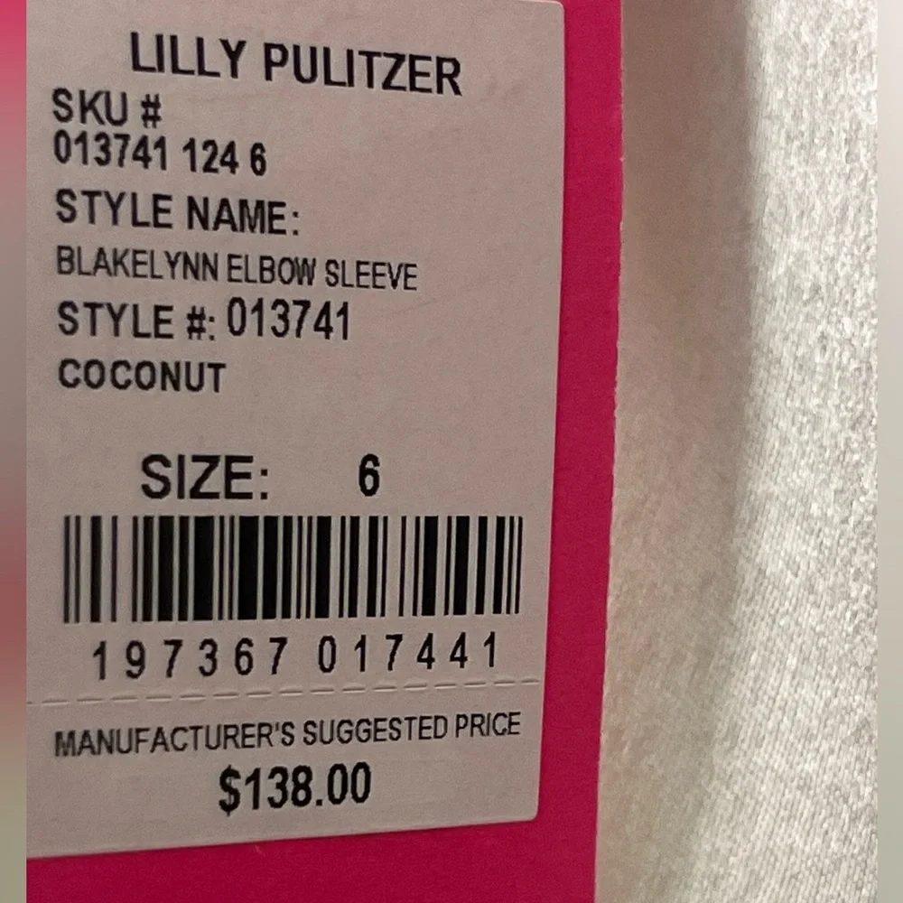 Lilly Pulitzer Blakelynn Elbow Sleeve Top - Picture 9 of 13